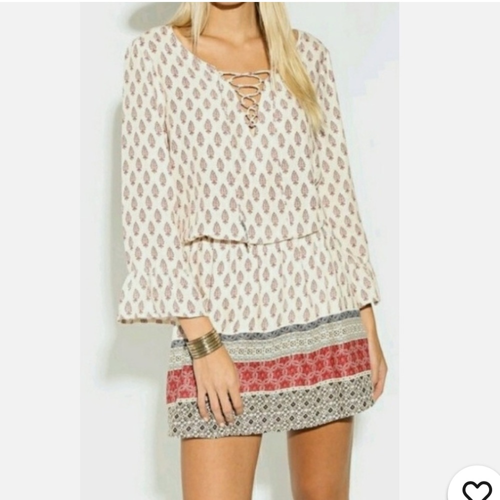 Sanctuary Women’s Marrakech Filligree Dress Size XL